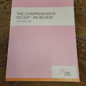 ATI The Comprehensive NCLEX-RN 19th Edition Review Book